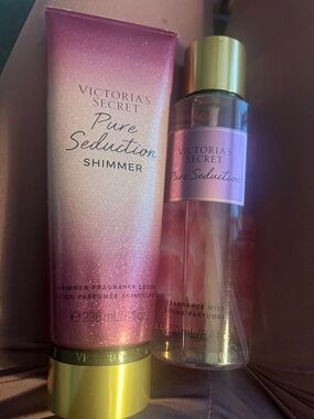 Victoria's Secret Pure Seduction Shimmer Lotion & Mist,new!